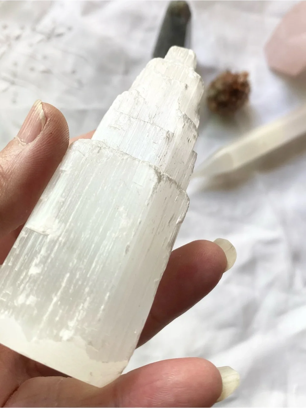 Crystal set curated hand